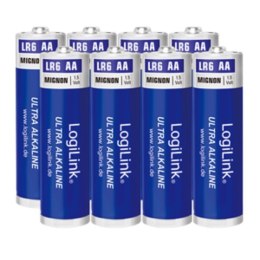 Baterie LOGILINK Alkaliczna AA (LR6) 1700mAh 8 szt. LR6F8