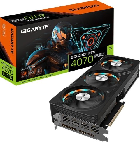 Karta graficzna GIGABYTE GeForce RTX 4070 SUPER GAMING OC 12GB GV-N407SGAMING OC-12GD