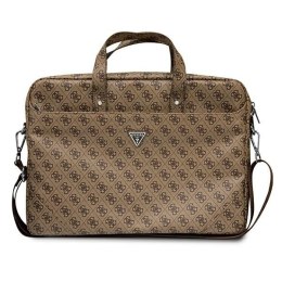 Torba na laptopa GUESS Saffiano 4G Traingle Logo (maks.16