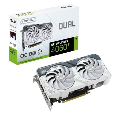 Karta graficzna ASUS Dual GeForce RTX 4060 Ti 8GB OC White 90YV0J42-M0NA00