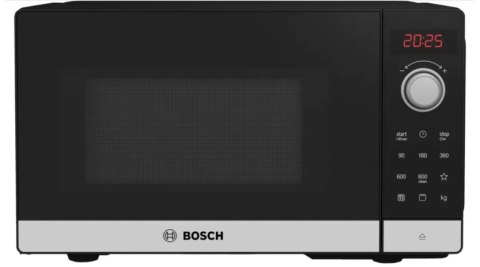 Kuchenka mikrofalowa wolnostojąca BOSCH FEL 023MS2 (800W /20L /Czarno-stalowy)