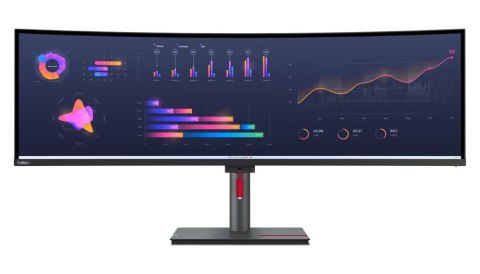 Monitor LENOVO 63DBRAT1EU (49" /IPS /60Hz /5120 x 1440 /Czarny)