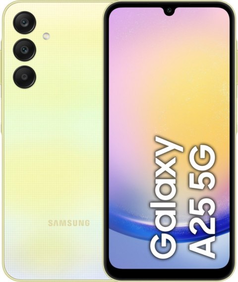 Smartphone SAMSUNG Galaxy A25 (A256) 128 GB Żółty SM-A256BZYDEUE