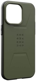 UAG Civilian Magsafe - obudowa ochronna do iPhone 15 Pro Max kompatybilna z MagSafe (olive)