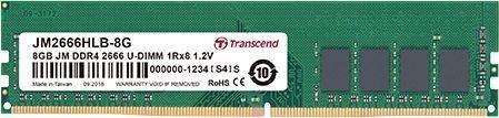 Pamięć TRANSCEND (DIMM/DDR4/16 GB/2666MHz/1.2V/19CL/SINGLE)