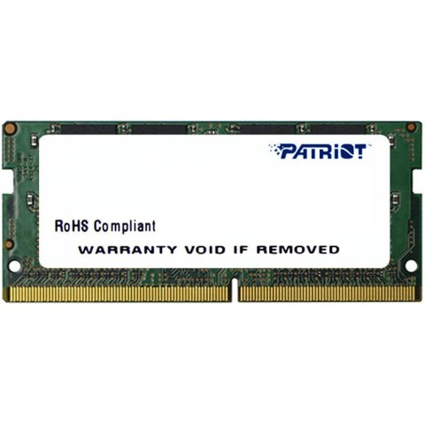 Pamięć PATRIOT (SODIMM/DDR4/8 GB/2400MHz/1.2V/17 CLCL/SINGLE)