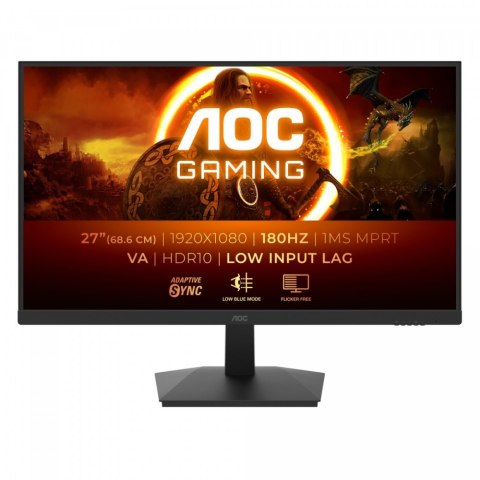 Monitor AOC 27G15N2 (27" /VA /180Hz /1920 x 1080 /Czarny)