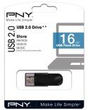 Pendrive (Pamięć USB) PNY (16 GB /USB 2.0 /Czarny )