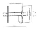 Uchwyt do TV MACLEAN BRACKETS MC-668 (nośność 30kg \37 - 70 cali)