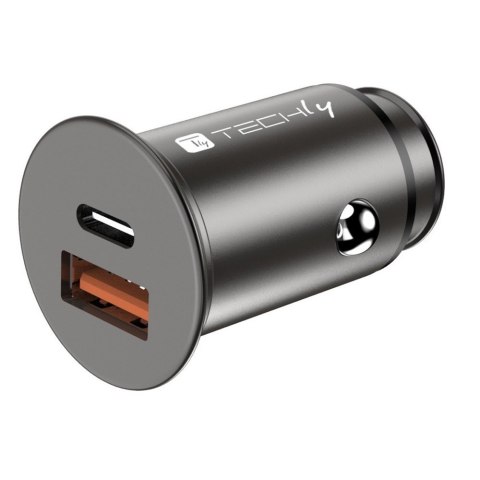 Ładowarka TECHLY 1x USB typ C Czarny IUSB2-CAR5-AC38W