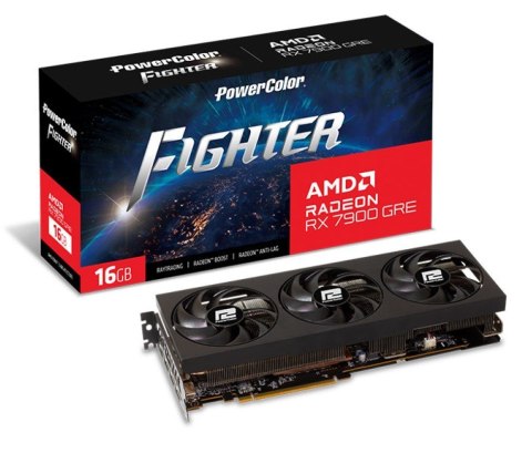 Karta graficzna POWERCOLOR Radeon RX 7900 GRE Fighter 16GB OC (RX7900GRE 16G-F/OC)