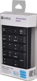 Klawiatura Bezprzewodowa SANDBERG Keypad 2