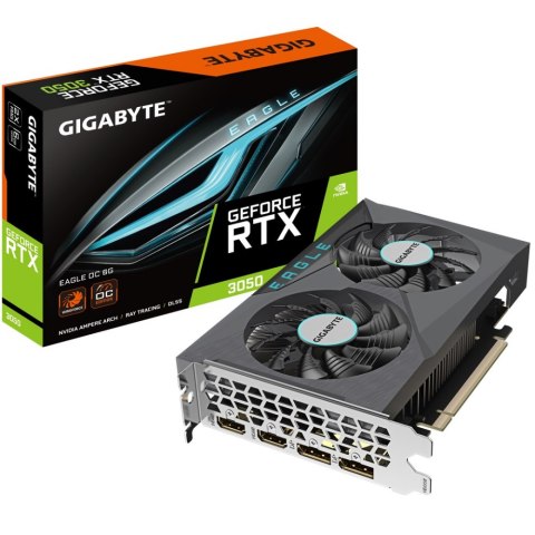 Karta graficzna GIGABYTE GeForce RTX 3050 Eagle OC 6GB GDDR6 (GV-N3050EAGLE OC-6GD)