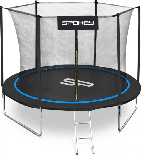 Spokey Trampolina ogrodowa Jumper z siatką wewnętrzną 10FT 305cm niebieska