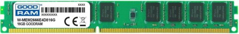 Pamięć GOODRAM (DIMM/DDR4/16 GB/2666MHz/1.2V/19 CLCL/SINGLE)