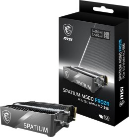 Dysk SSD M.2 MSI SPATIUM M580 2TB NVMe Spatium (M.2″ /2 TB /PCIe Gen5 x4 /14600 MB/sMB/s /12700 MB/sMB/s)