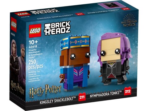 LEGO BrickHeadz Kingsley Shacklebolt i Nimfadora Tonks 40618