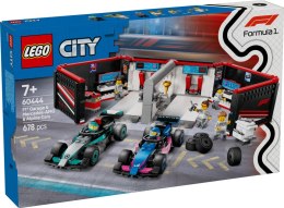 LEGO 60444 City - Garaż i bolidy F1 Mercedes-AMG i Alpine